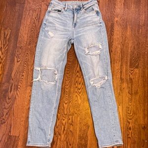 Ripped Straight leg jeans